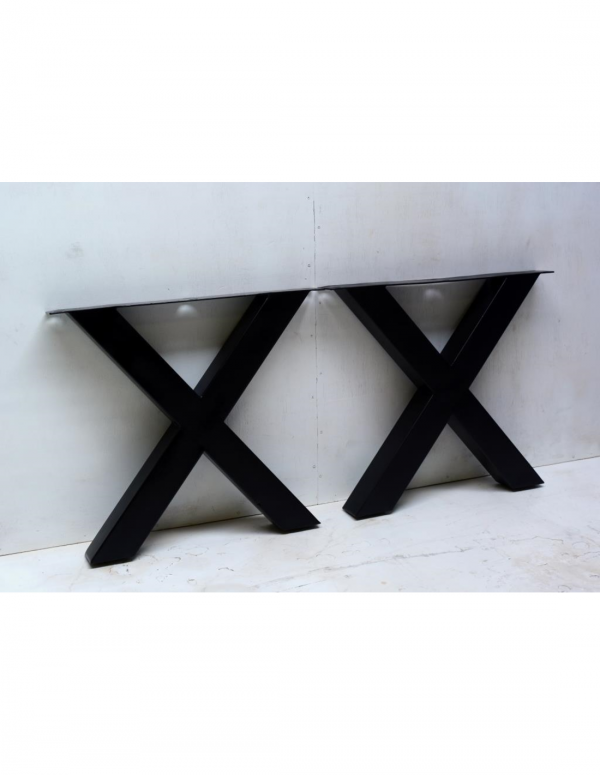 table-x-leg-set-of-2-black-powder-coating